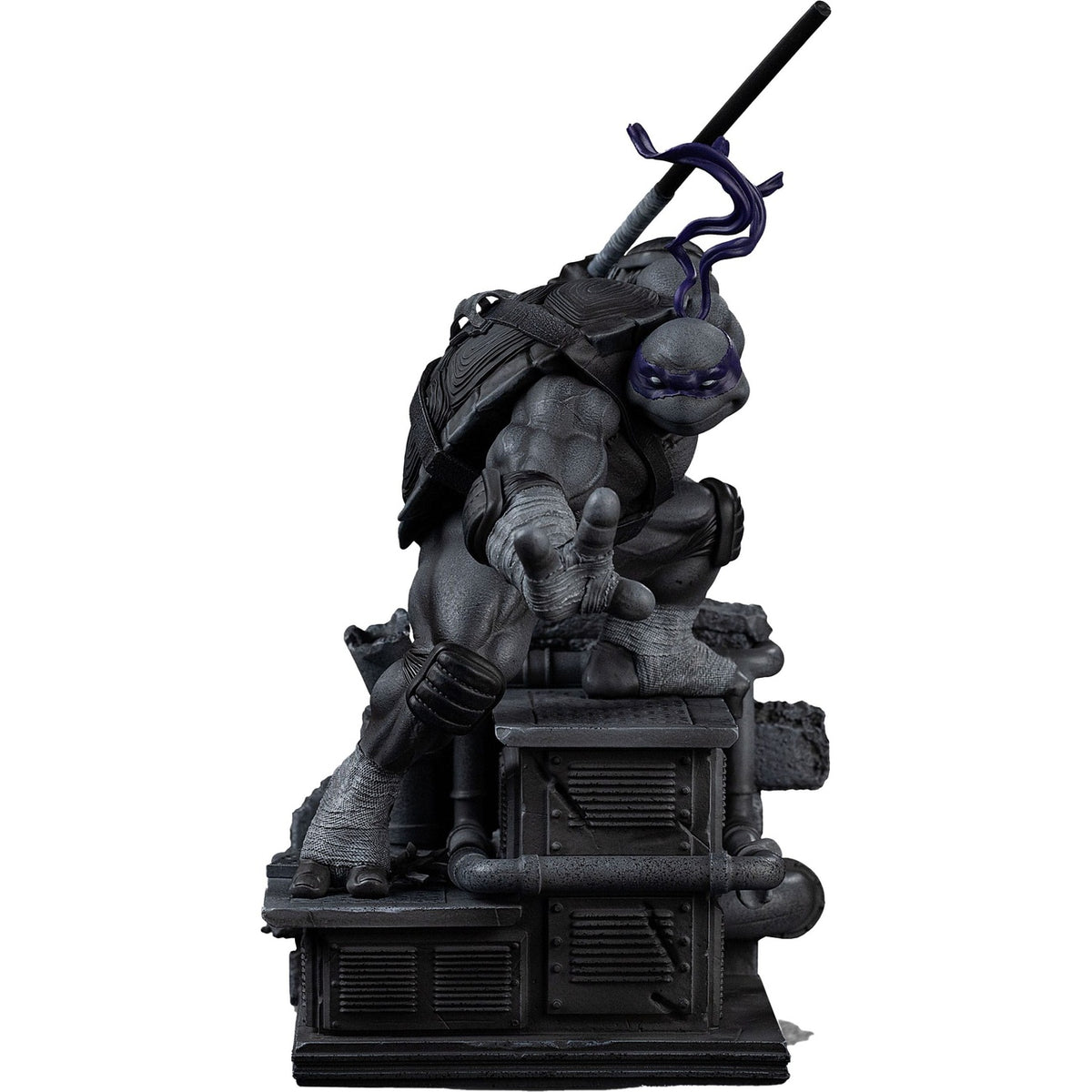 Produktbild Teenage Mutant Ninja Turtles Art Scale-staty 1/10 Donatello Svartvit Variant 26 cm heo exclusive