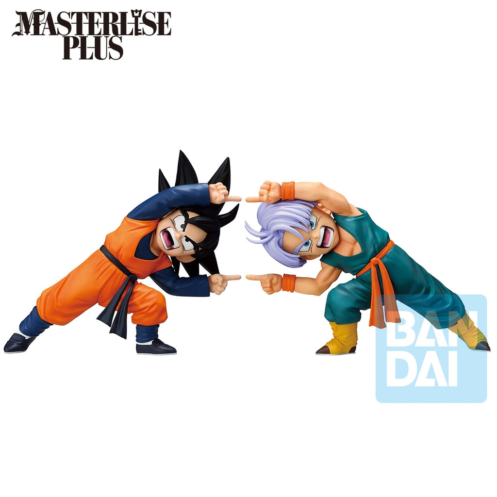 Produktbild Dragon Ball Z – Son Goten och Trunks Battle of the Super Saiyan Ichibansho figursset