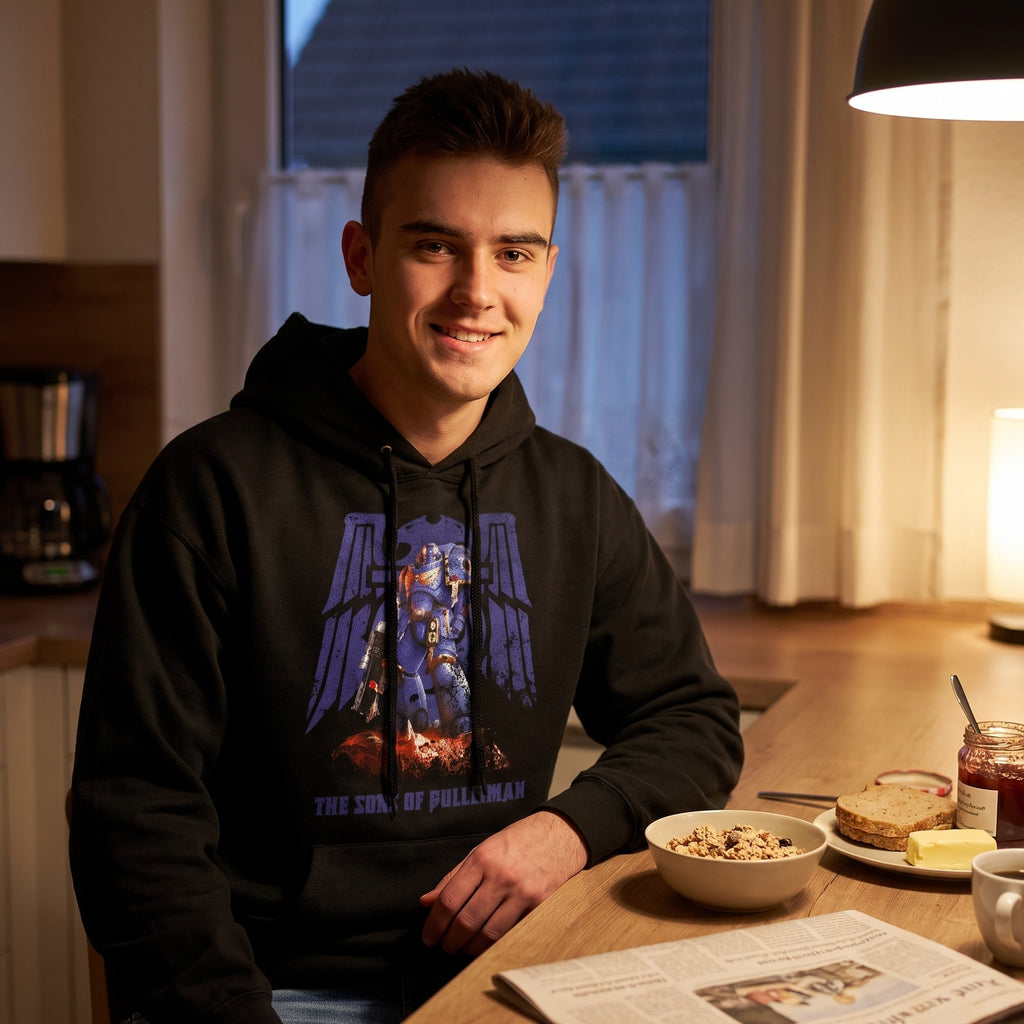Produktbild Warhammer - Space Marines huvtröja svart