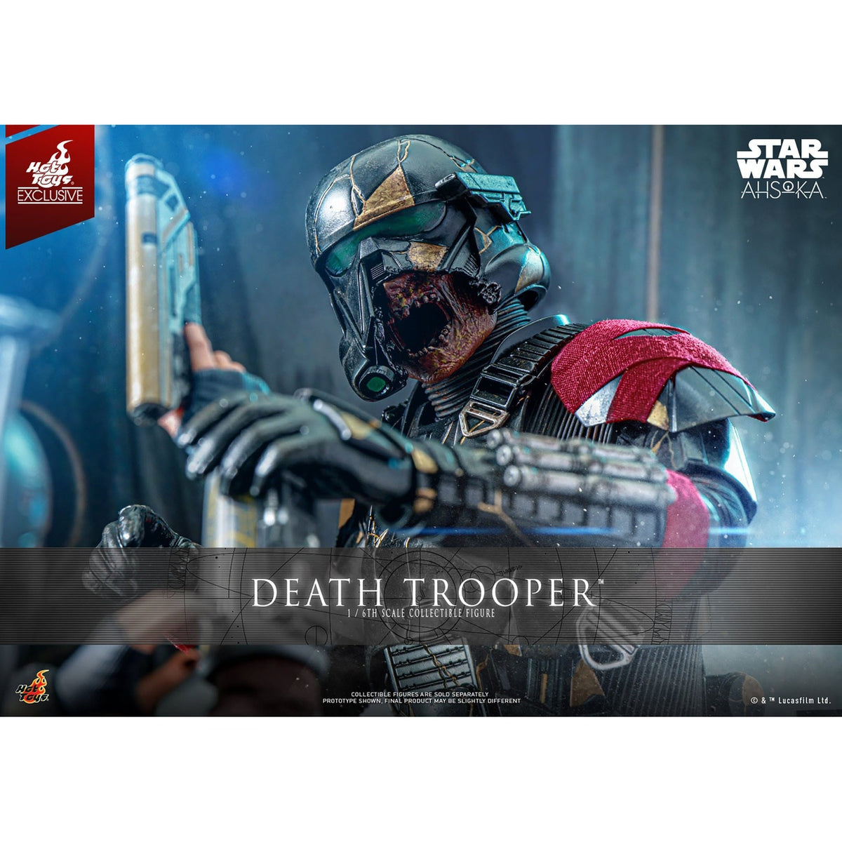 Produktbild Star Wars: Ahsoka Television Masterpiece 1/6 Death Trooper actionfigur Hot Toys Exclusive 31 cm