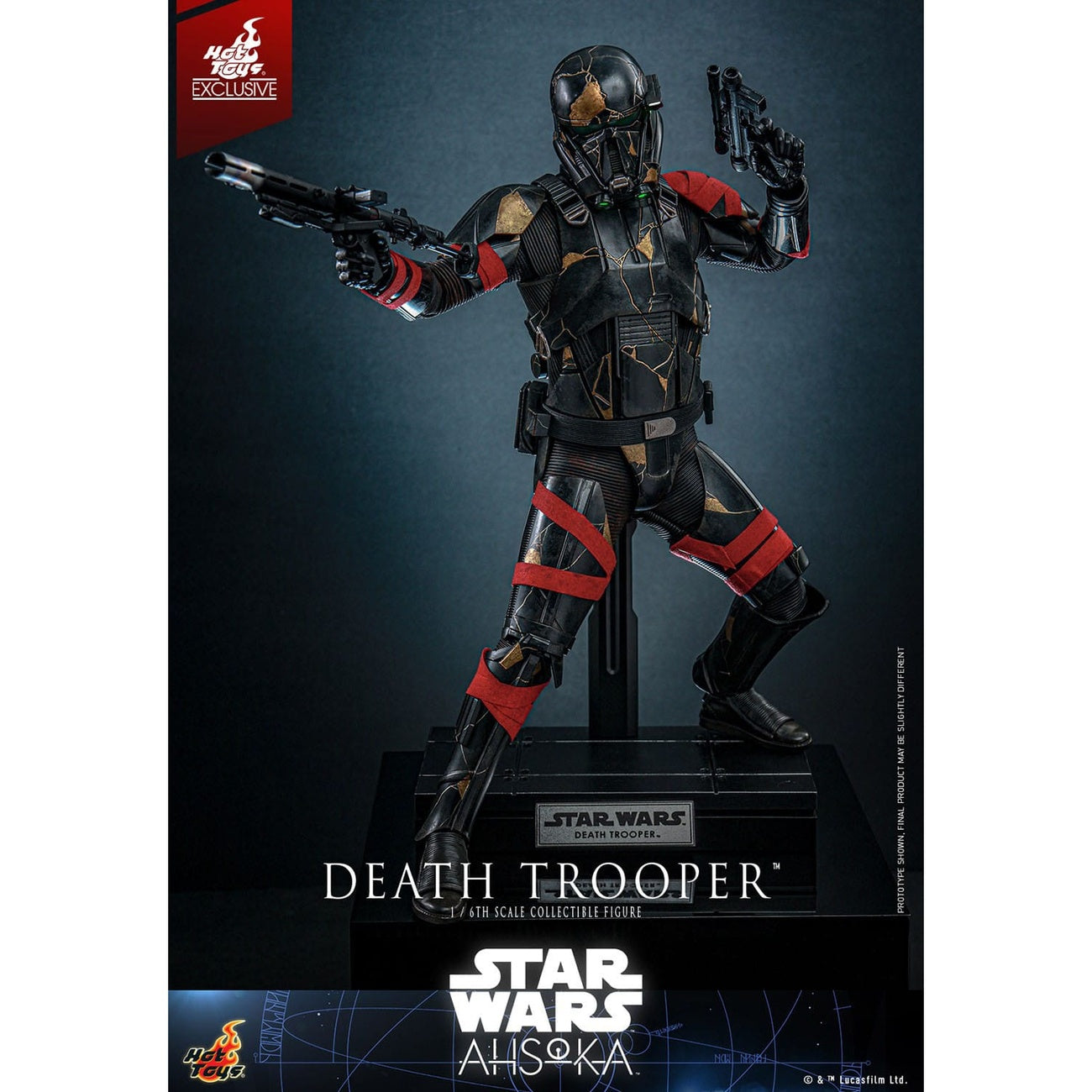 Produktbild Star Wars: Ahsoka Television Masterpiece 1/6 Death Trooper actionfigur Hot Toys Exclusive 31 cm