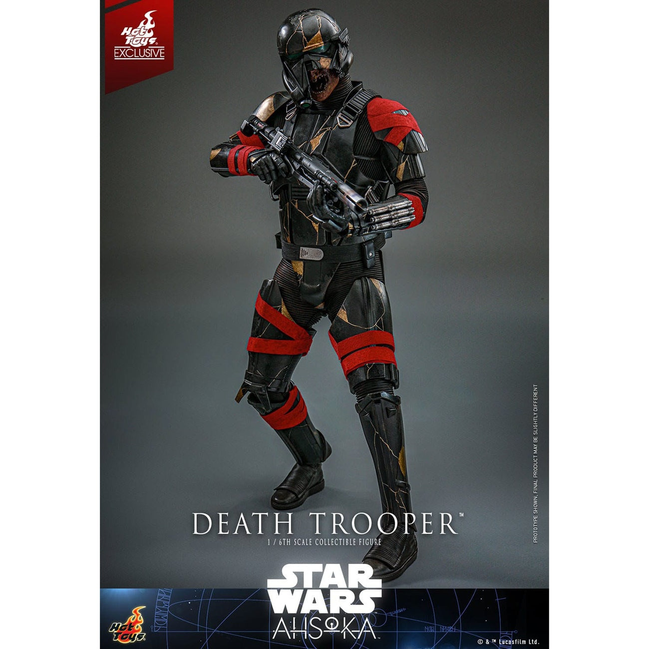 Produktbild Star Wars: Ahsoka Television Masterpiece 1/6 Death Trooper actionfigur Hot Toys Exclusive 31 cm