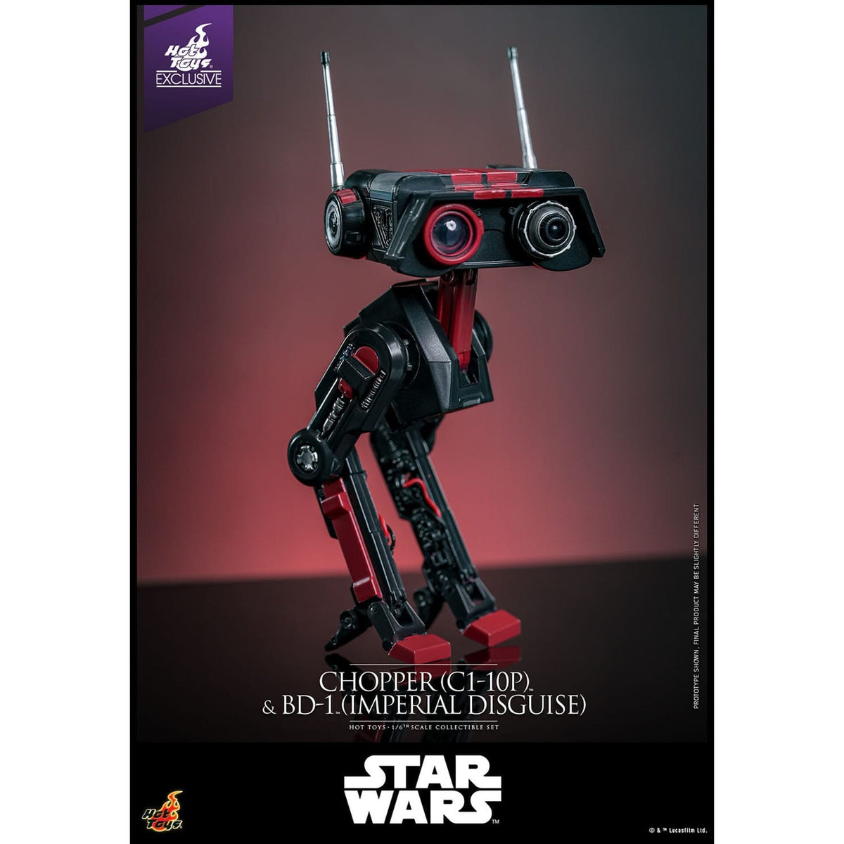 Produktbild Star Wars Actionfigurset 1/6 Chopper (C1-10P™) & BD-1™ (Imperial Disguise) 18 cm & 8 cm