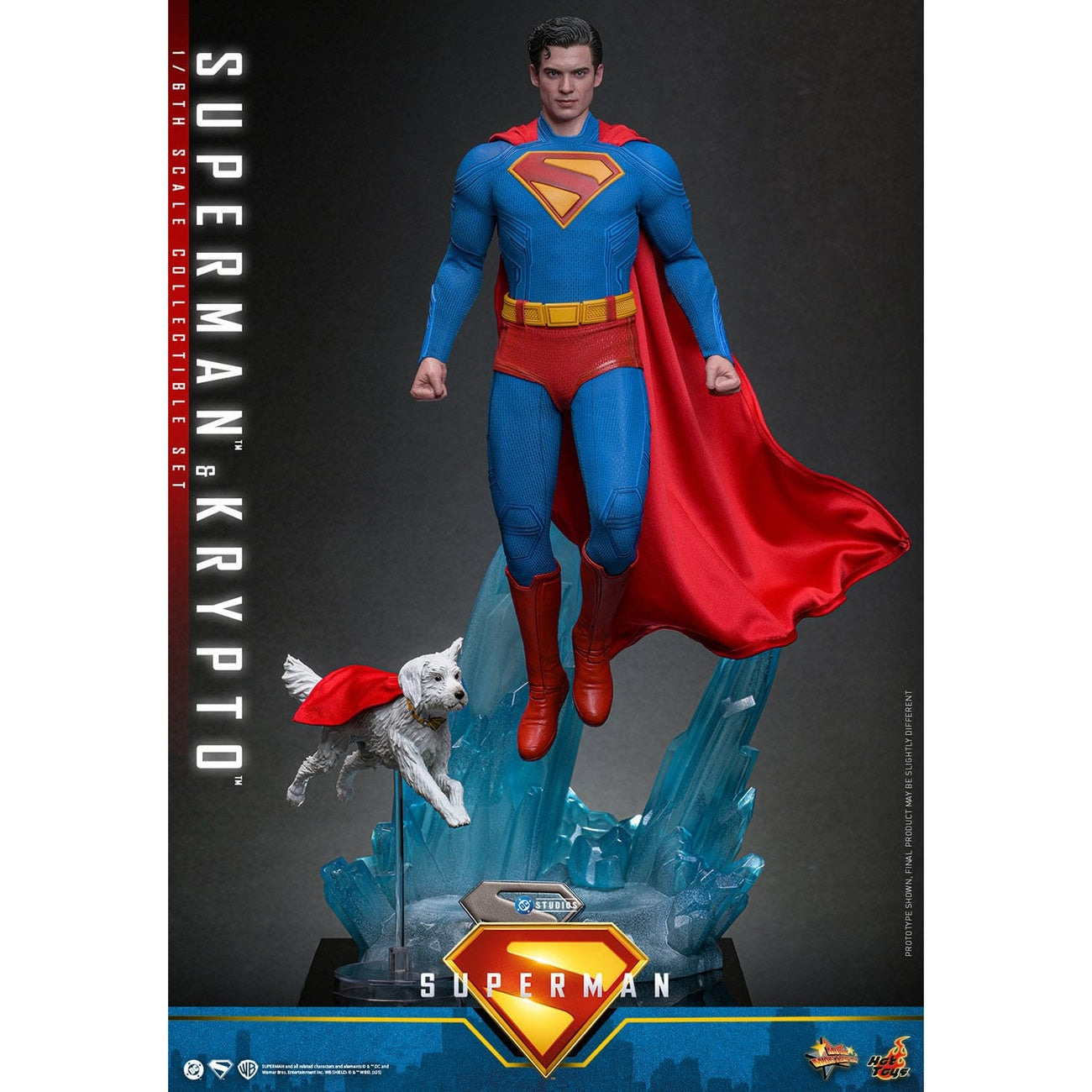 Produktbild Superman (2025) Movie Masterpiece actionfigur 1/6 Superman & Krypto 33 cm