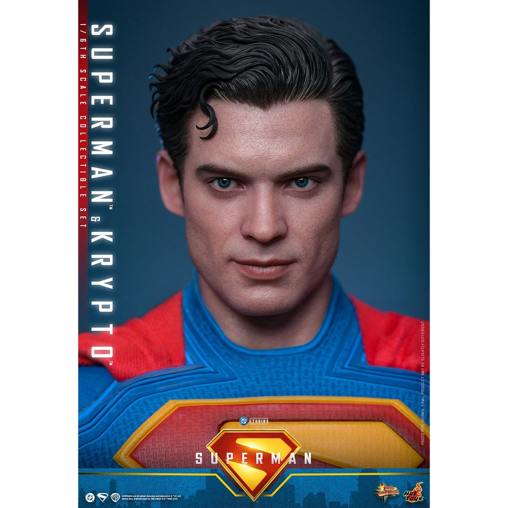 Produktbild Superman (2025) Movie Masterpiece actionfigur 1/6 Superman & Krypto 33 cm
