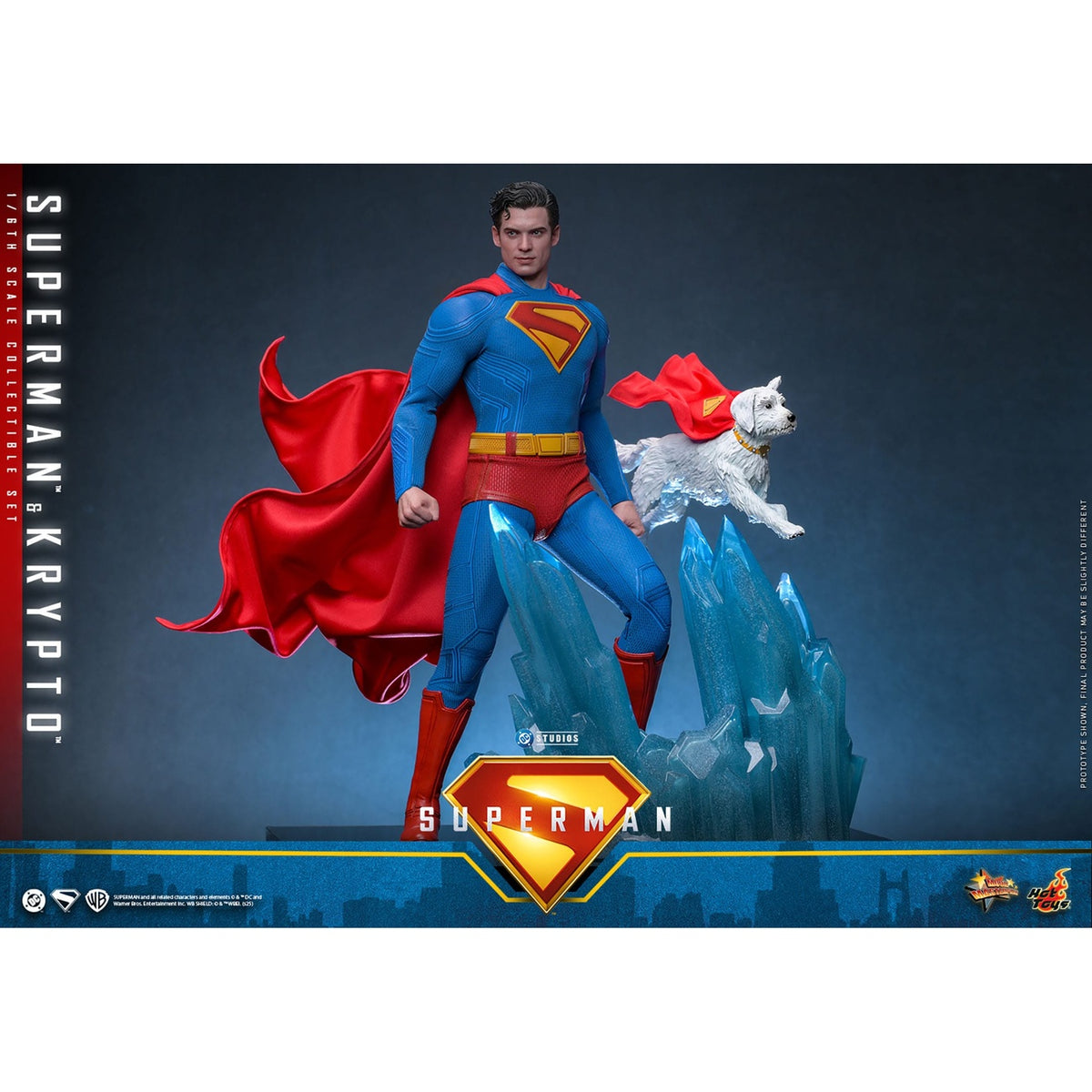 Produktbild Superman (2025) Movie Masterpiece actionfigur 1/6 Superman & Krypto 33 cm