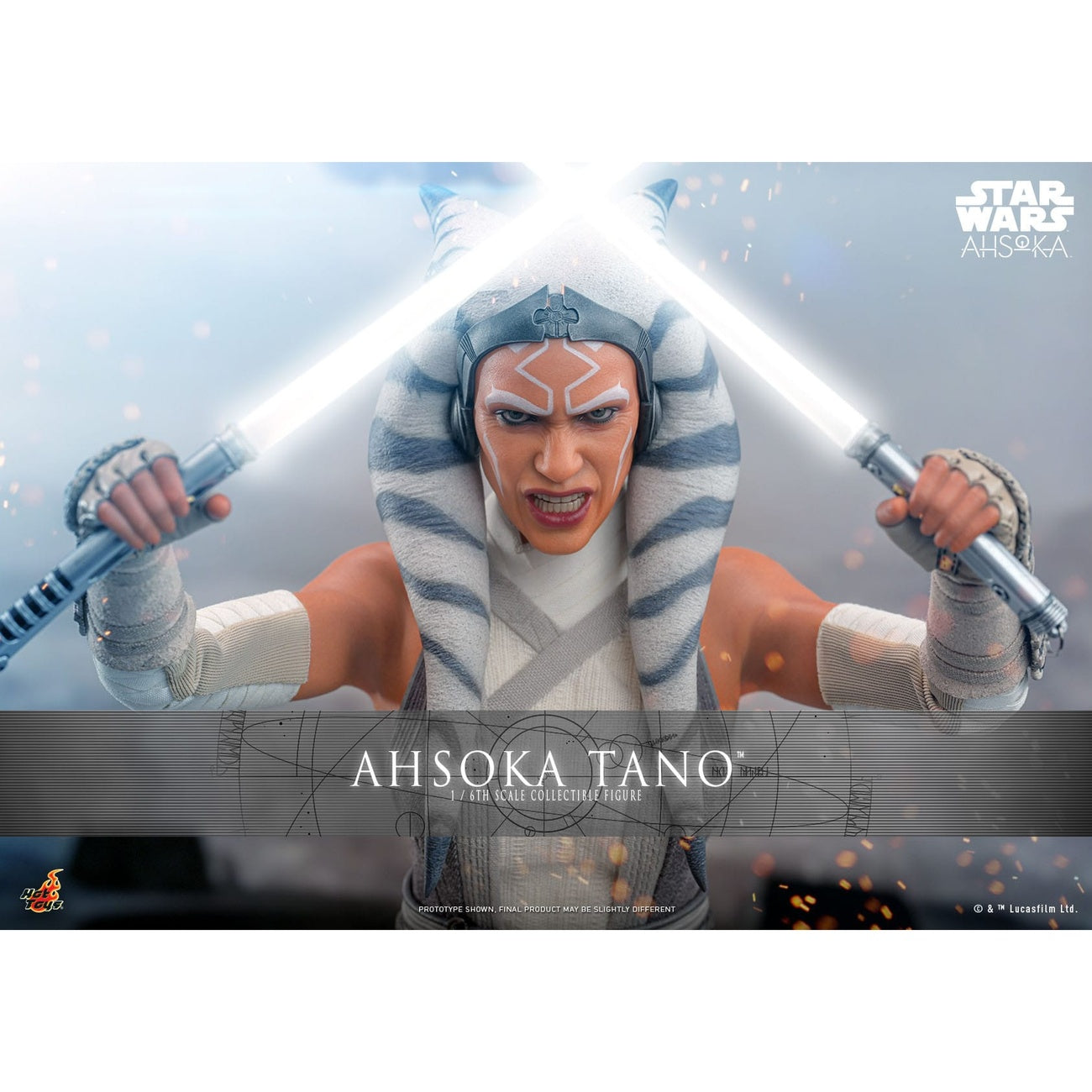 Produktbild Star Wars: Ahsoka Actionfigur 1/6 Ahsoka Tano 28 cm