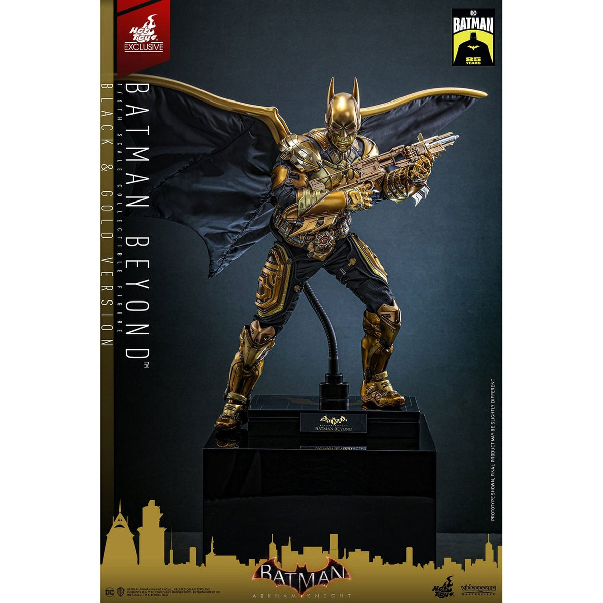 Produktbild Batman: Arkham Knight Video Game Masterpiece actionfigur 1/6 Batman Beyond (Black & Gold Version) 32 cm