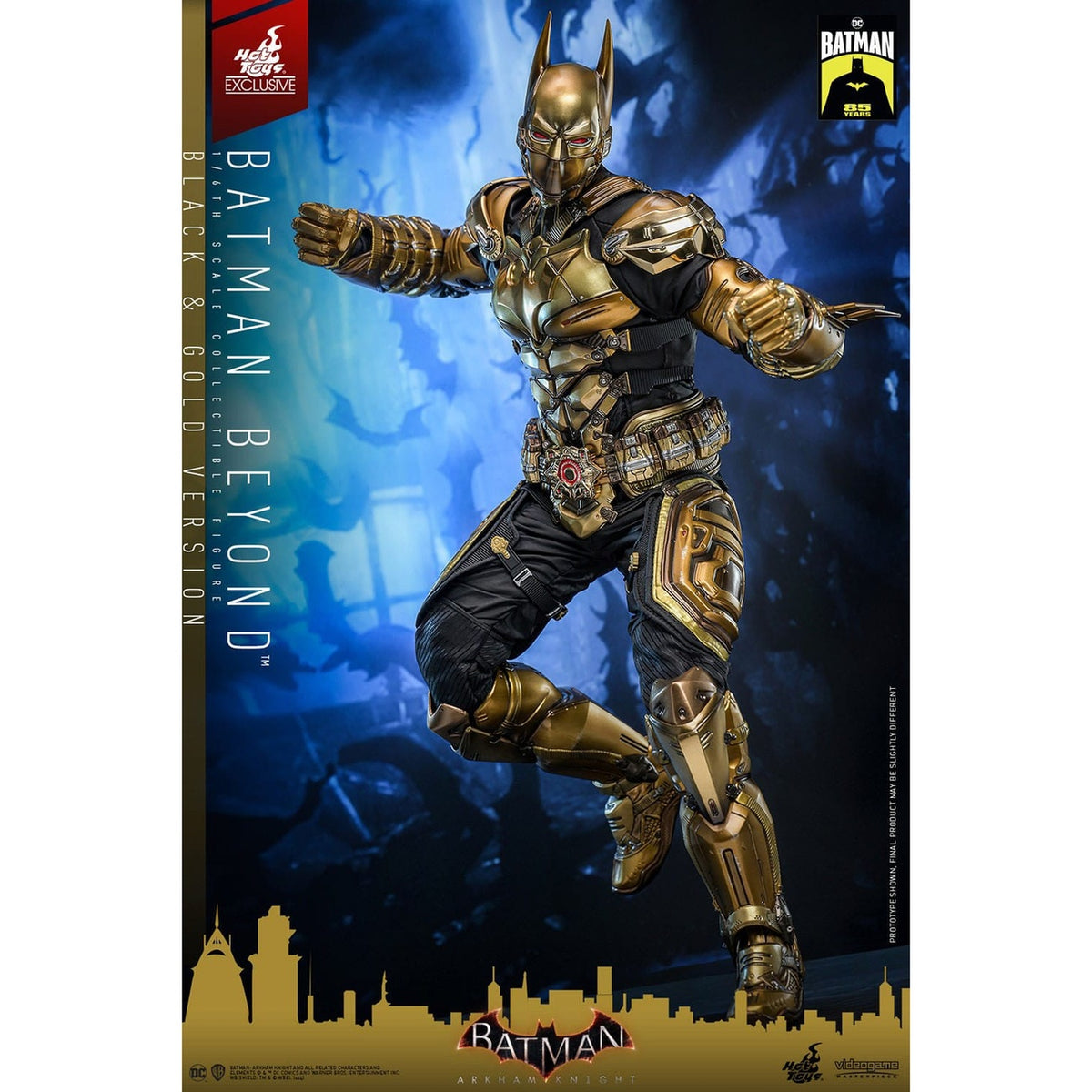 Produktbild Batman: Arkham Knight Video Game Masterpiece actionfigur 1/6 Batman Beyond (Black & Gold Version) 32 cm
