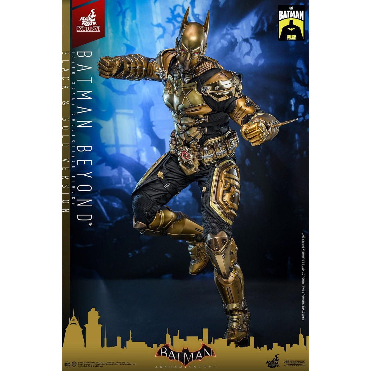 Produktbild Batman: Arkham Knight Video Game Masterpiece actionfigur 1/6 Batman Beyond (Black & Gold Version) 32 cm