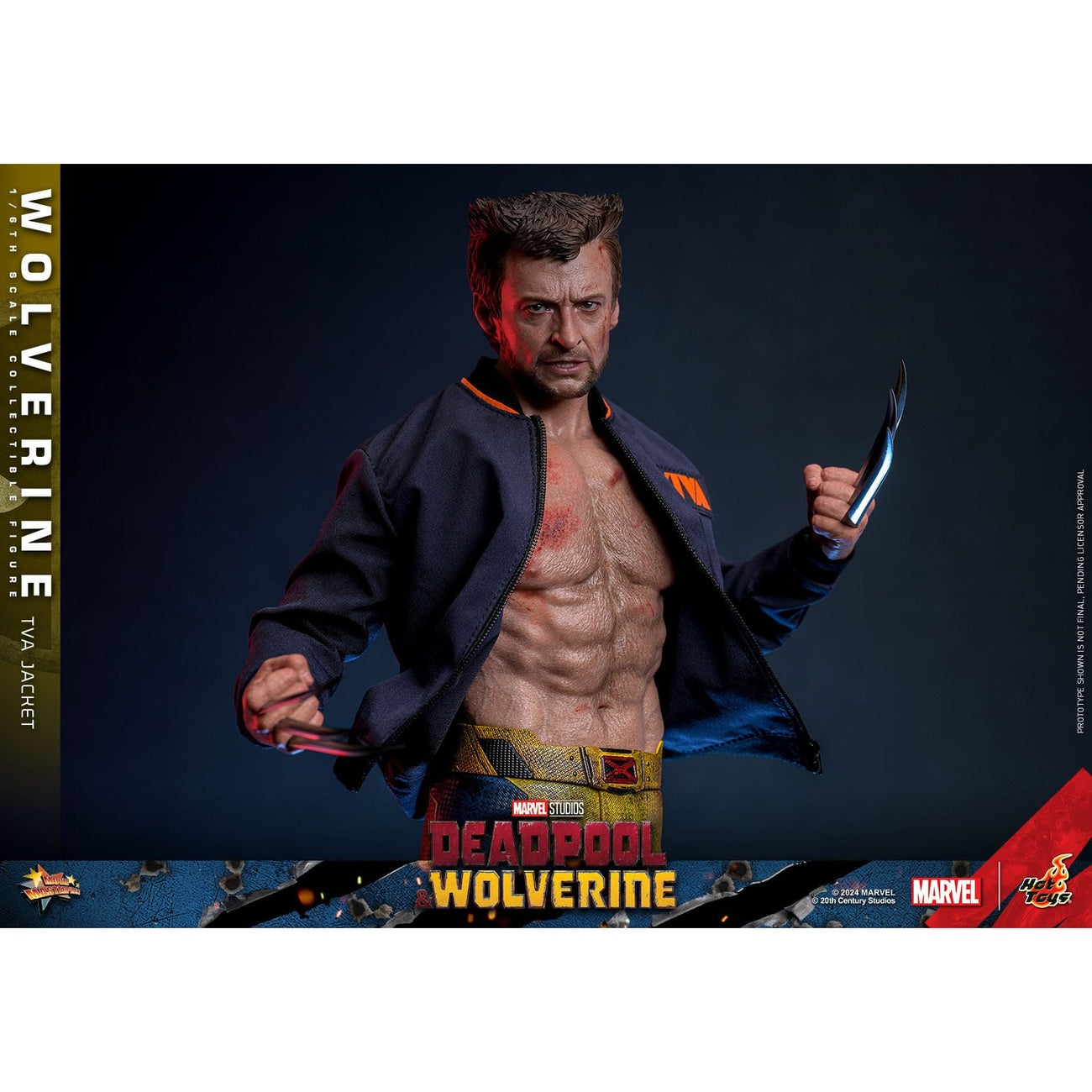 Produktbild Deadpool & Wolverine Movie Masterpiece actionfigur 1/6 Wolverine (TVA Jacket Version) 31 cm