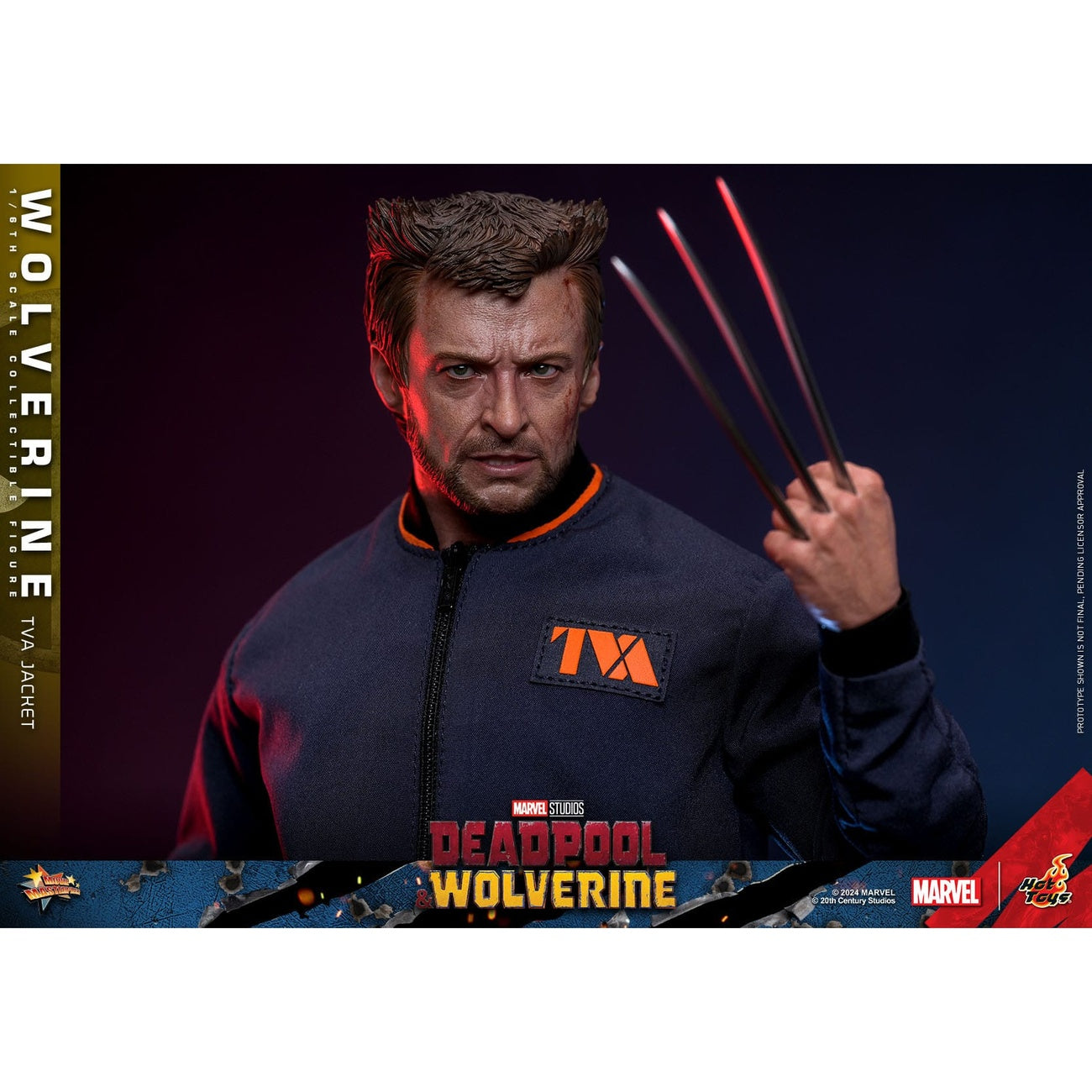 Produktbild Deadpool & Wolverine Movie Masterpiece actionfigur 1/6 Wolverine (TVA Jacket Version) 31 cm