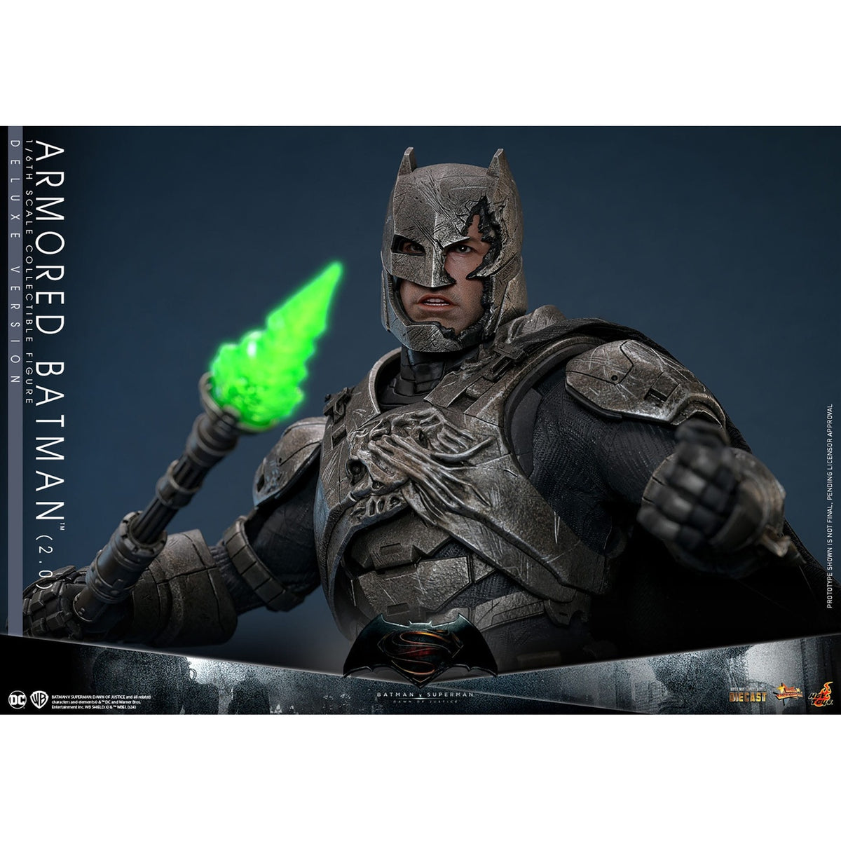 Produktbild Batman v Superman: Dawn of Justice Movie Masterpiece actionfigur 1/6 Armored Batman 2.0 (Deluxe Version) 33 cm