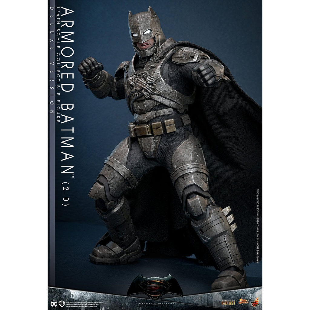Produktbild Batman v Superman: Dawn of Justice Movie Masterpiece actionfigur 1/6 Armored Batman 2.0 (Deluxe Version) 33 cm