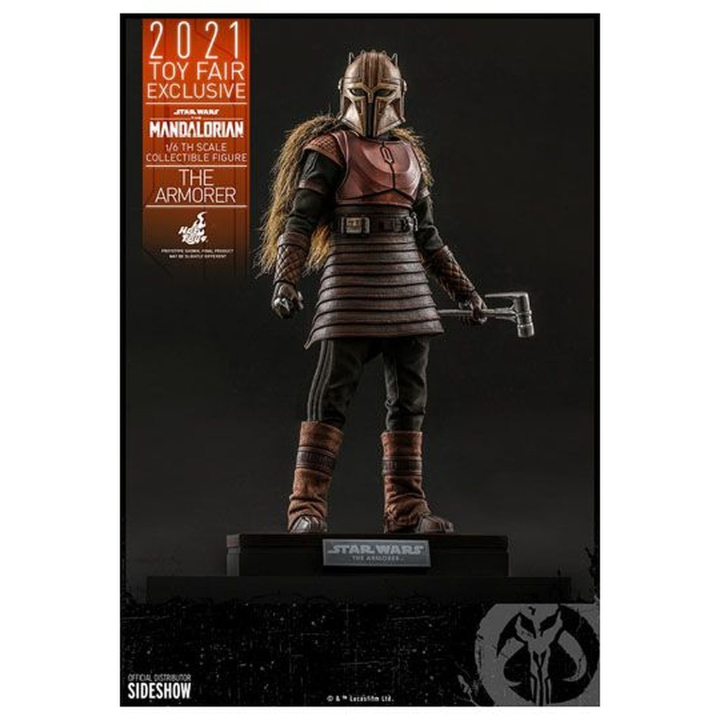 Product image Star Wars The Mandalorian Action Figure 1/6 The Armorer 2021 Toy Fair Exclusive 29 cm