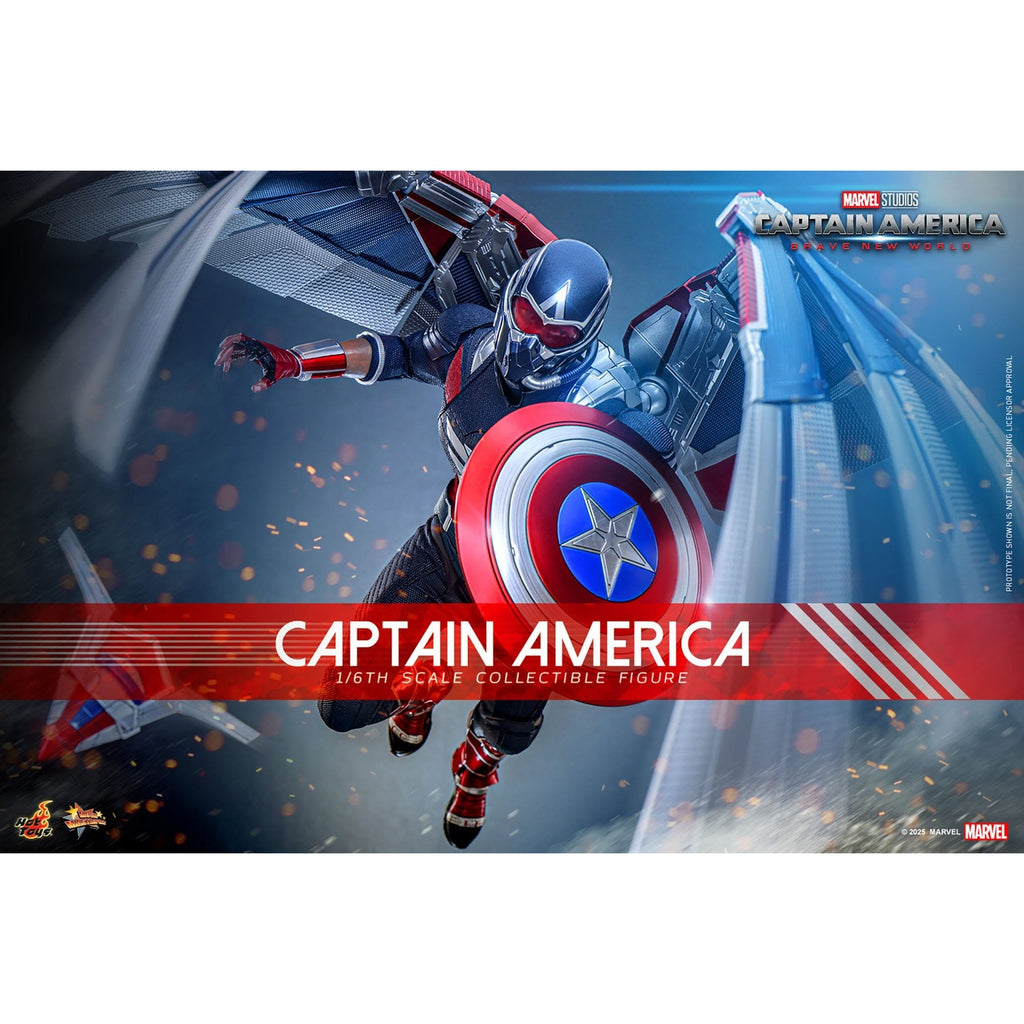 Produktbild Captain America: Brave New World Movie Masterpiece actionfigur 1/6 Captain America 30 cm