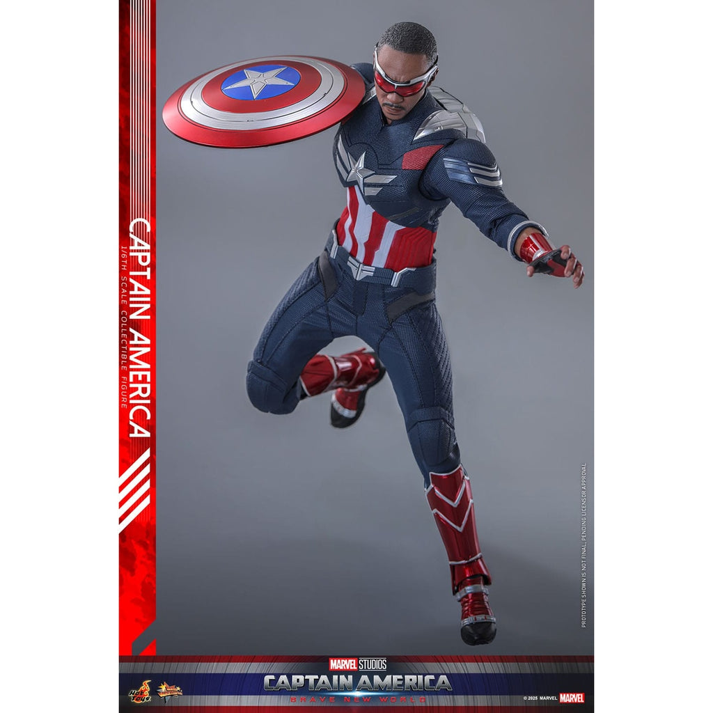 Produktbild Captain America: Brave New World Movie Masterpiece actionfigur 1/6 Captain America 30 cm