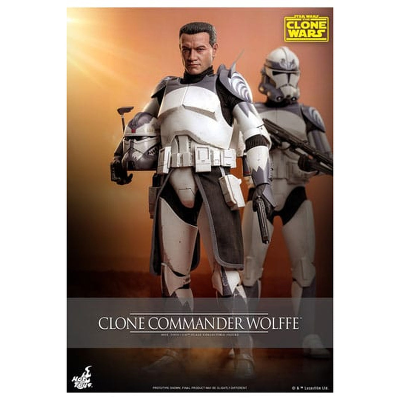 Produktbild Star Wars: The Clone Wars Actionfigur 1/6 Clone Commander Wolffe 30 cm