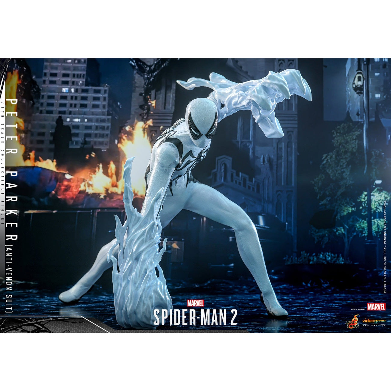 Produktbild Spider-Man 2 TV-spel Masterpiece actionfigur 1/6 Peter Parker (Anti-Venom Suit) 30 cm