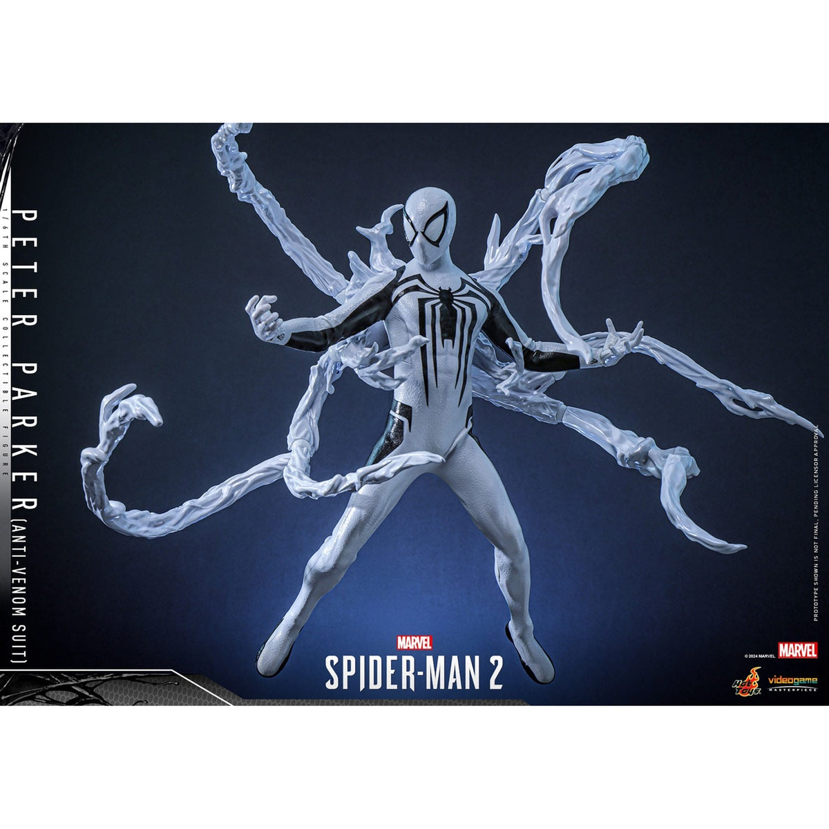 Produktbild Spider-Man 2 TV-spel Masterpiece actionfigur 1/6 Peter Parker (Anti-Venom Suit) 30 cm