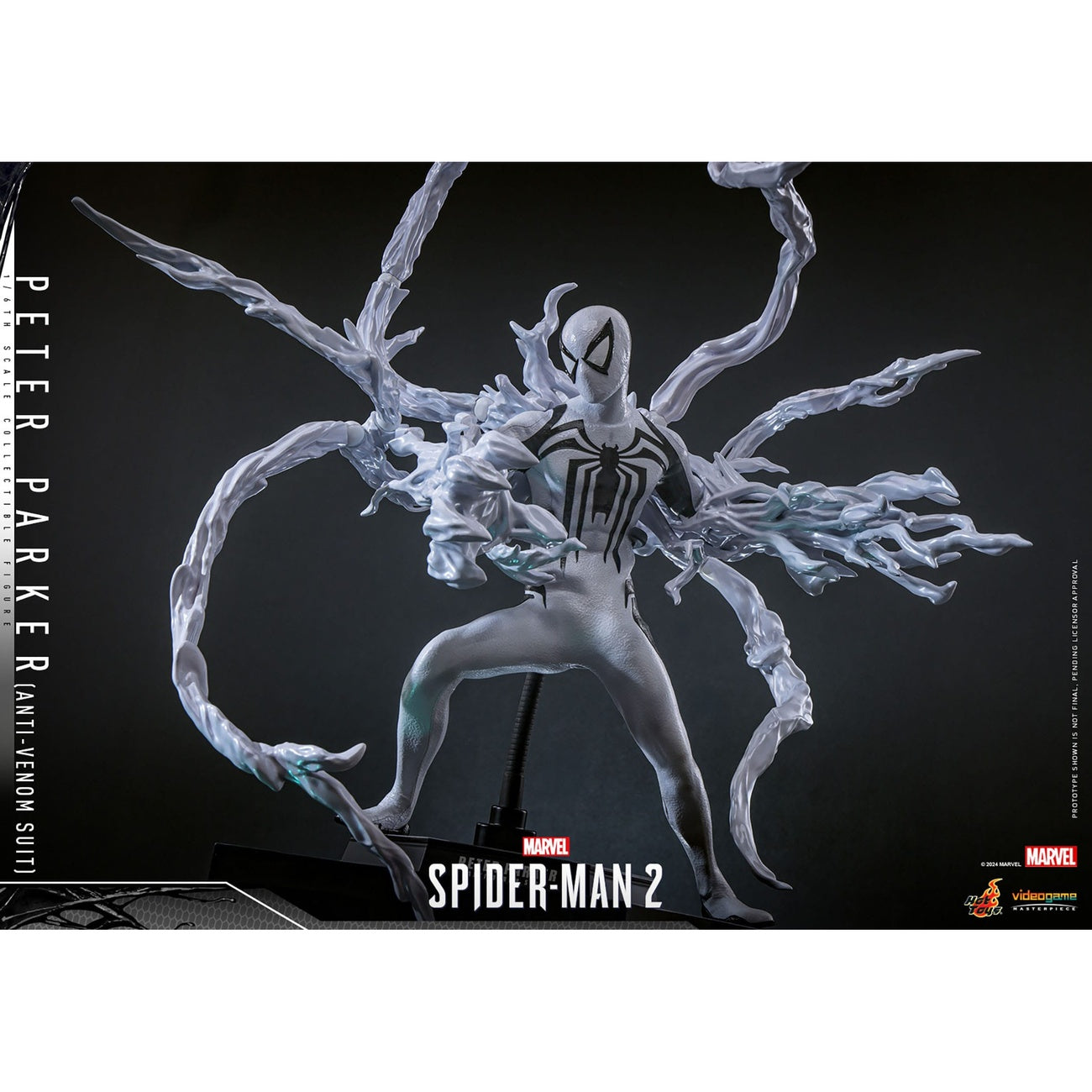 Produktbild Spider-Man 2 TV-spel Masterpiece actionfigur 1/6 Peter Parker (Anti-Venom Suit) 30 cm
