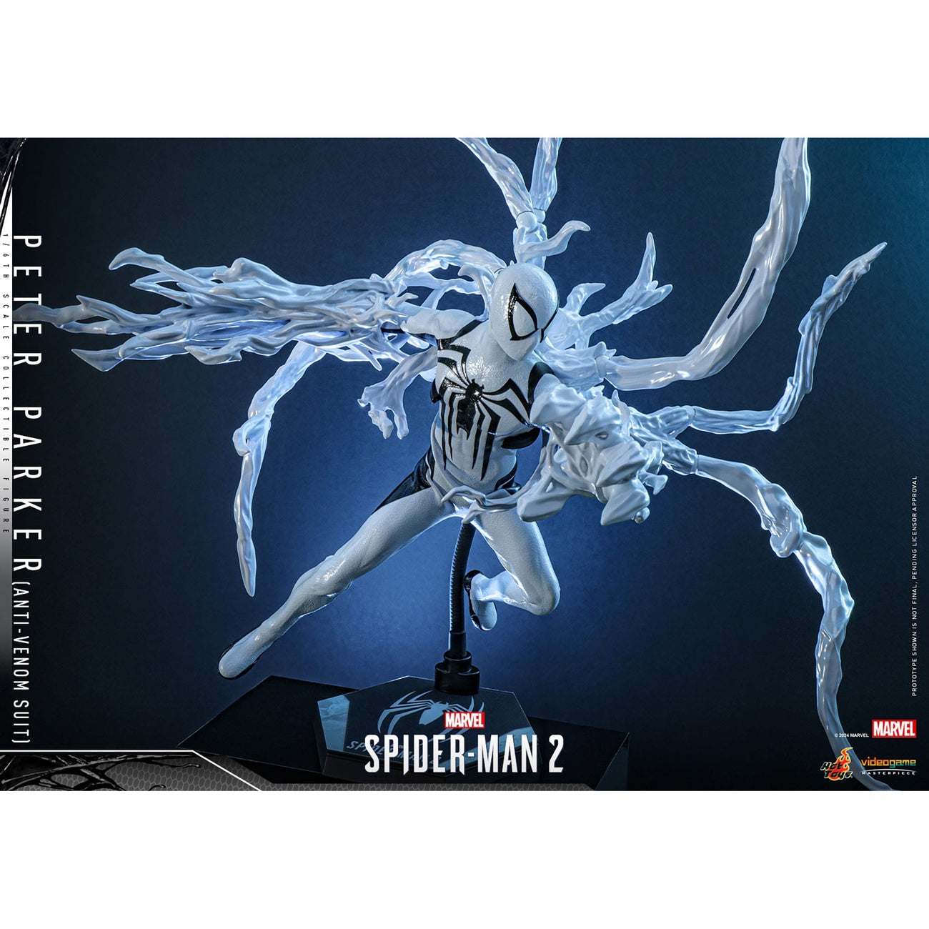 Produktbild Spider-Man 2 TV-spel Masterpiece actionfigur 1/6 Peter Parker (Anti-Venom Suit) 30 cm