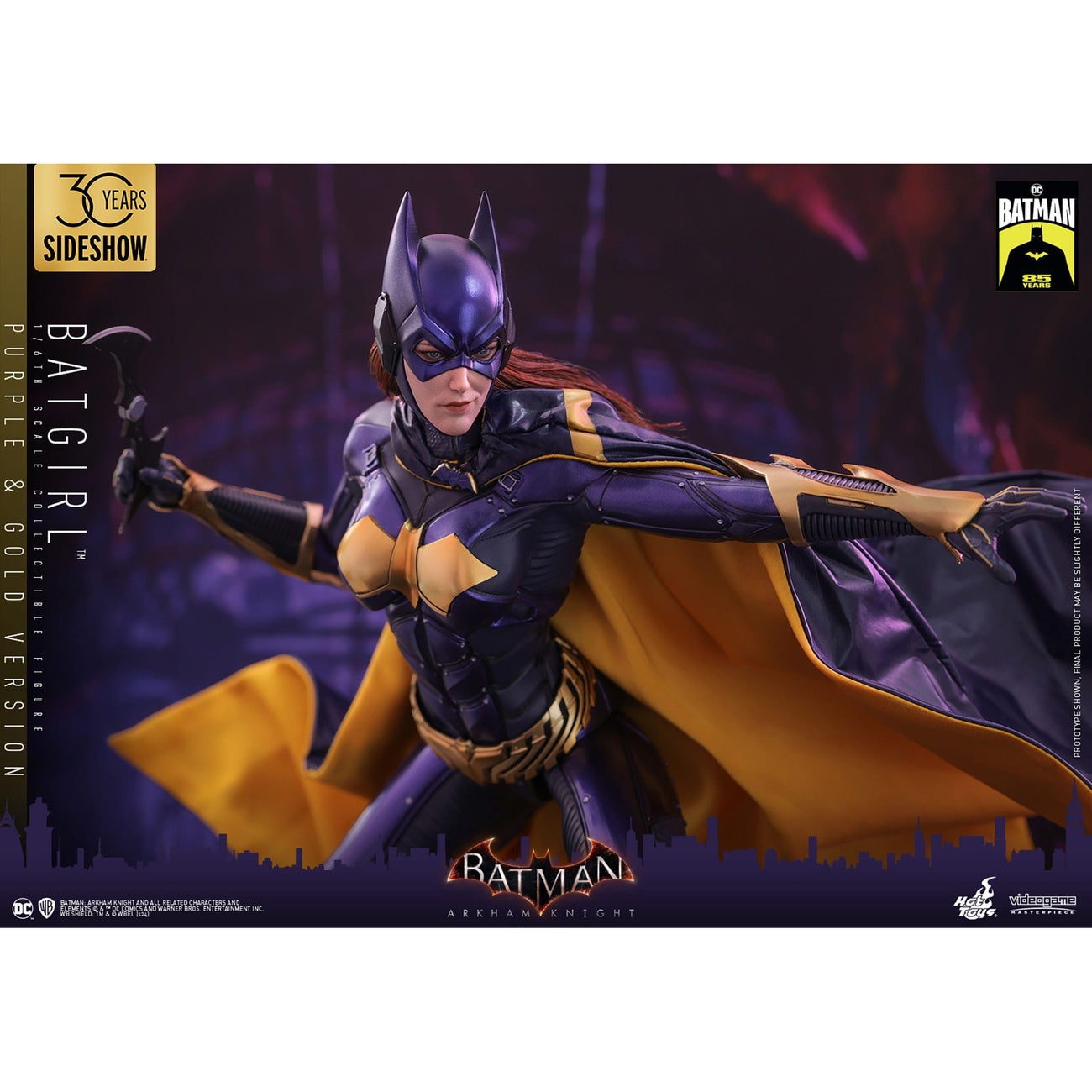 Produktbild Batman Arkham Knight Videogame Masterpiece actionfigur 1/6 Batgirl (Purple and Gold Version) Exclusive 30 cm