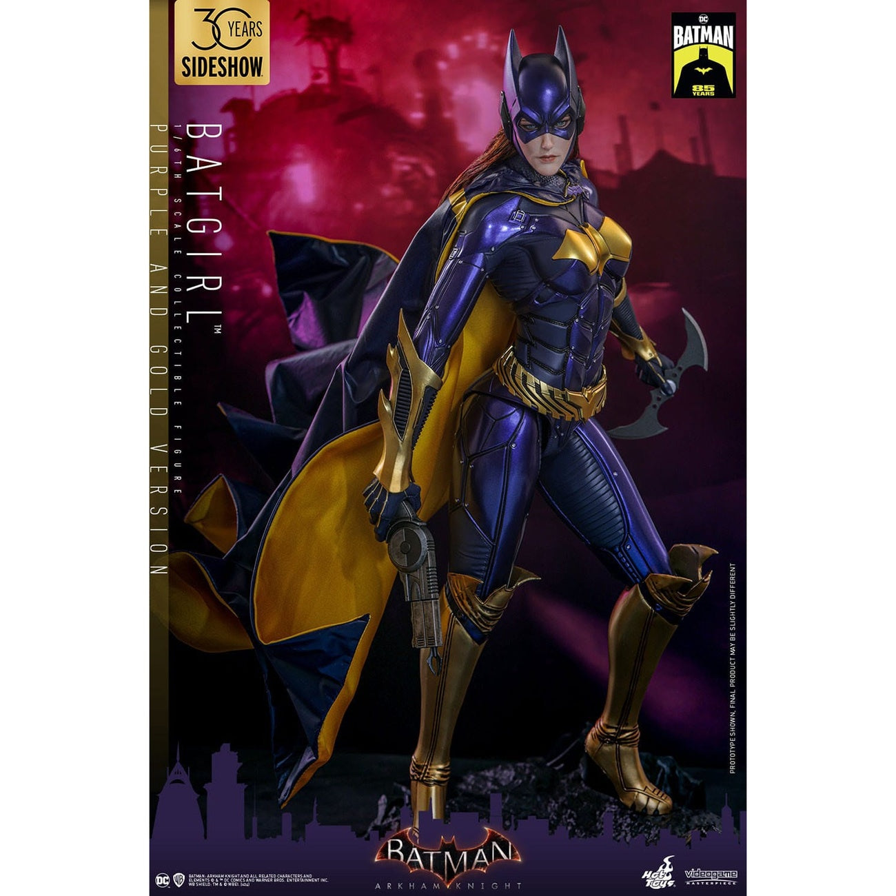 Produktbild Batman Arkham Knight Videogame Masterpiece actionfigur 1/6 Batgirl (Purple and Gold Version) Exclusive 30 cm