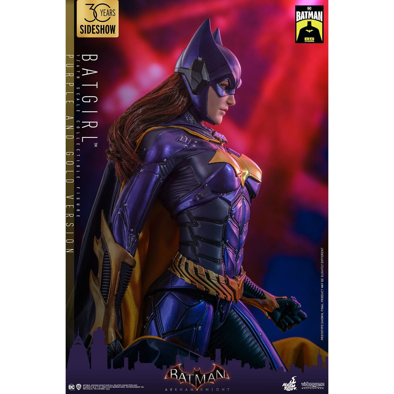 Produktbild Batman Arkham Knight Videogame Masterpiece actionfigur 1/6 Batgirl (Purple and Gold Version) Exclusive 30 cm