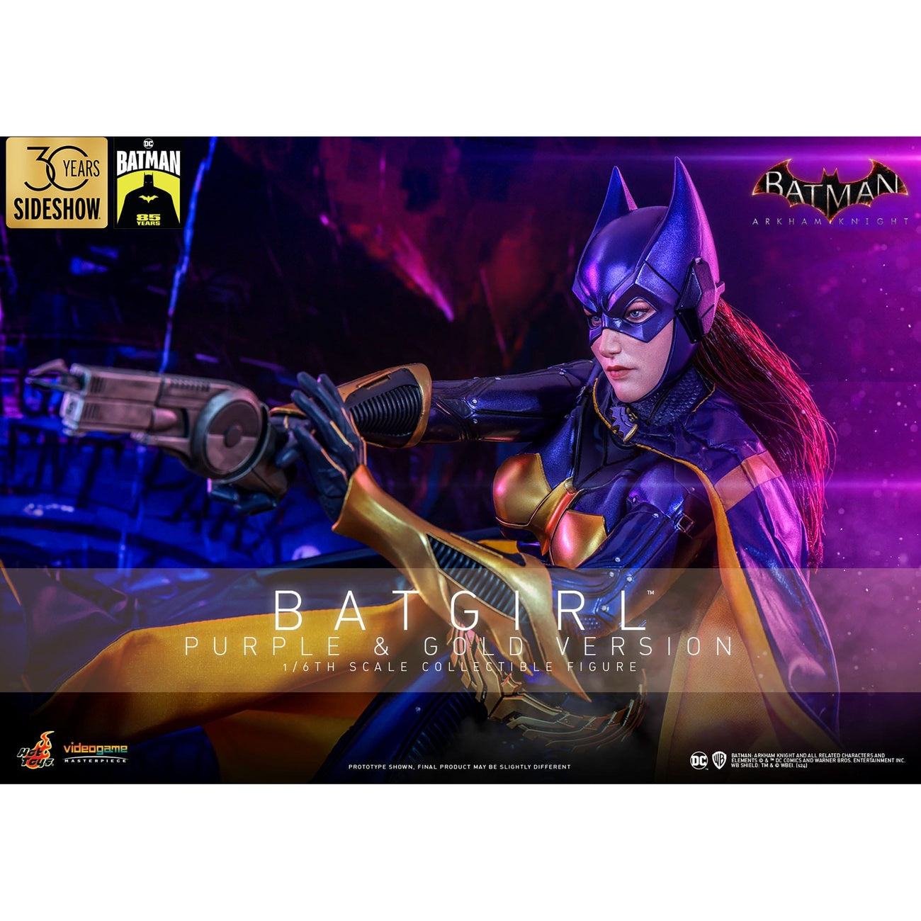 Produktbild Batman Arkham Knight Videogame Masterpiece actionfigur 1/6 Batgirl (Purple and Gold Version) Exclusive 30 cm