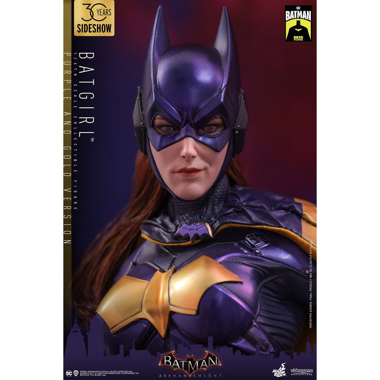 Produktbild Batman Arkham Knight Videogame Masterpiece actionfigur 1/6 Batgirl (Purple and Gold Version) Exclusive 30 cm