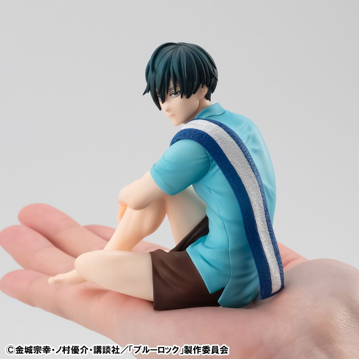 Produktbild Blue Lock G.E.M. Series PVC-statyett Rin Itoshi handstorlek 9 cm