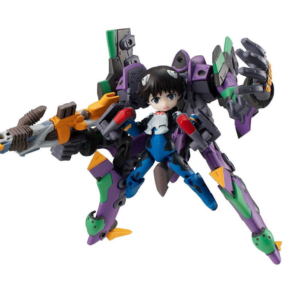 Produktbild Evangelion Desktop Army Actionfigur Shinji Ikari & Evangelion Unit-01 New Theatrical Edition 15 cm