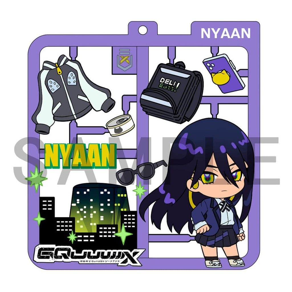 Produktbild Mobile Suit Gundam GQuuuuuuX Plat Collection hängsmyckesortiment (4)