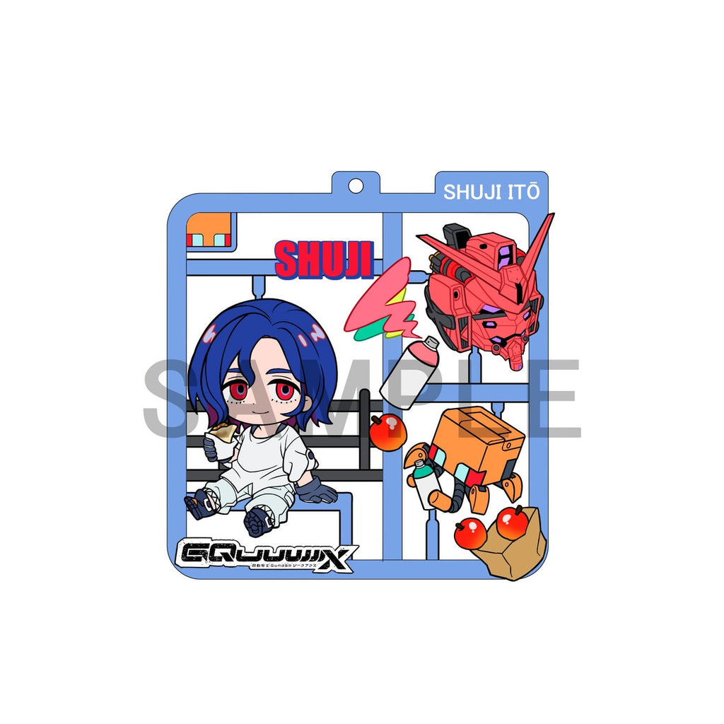 Produktbild Mobile Suit Gundam GQuuuuuuX Plat Collection hängsmyckesortiment (4)
