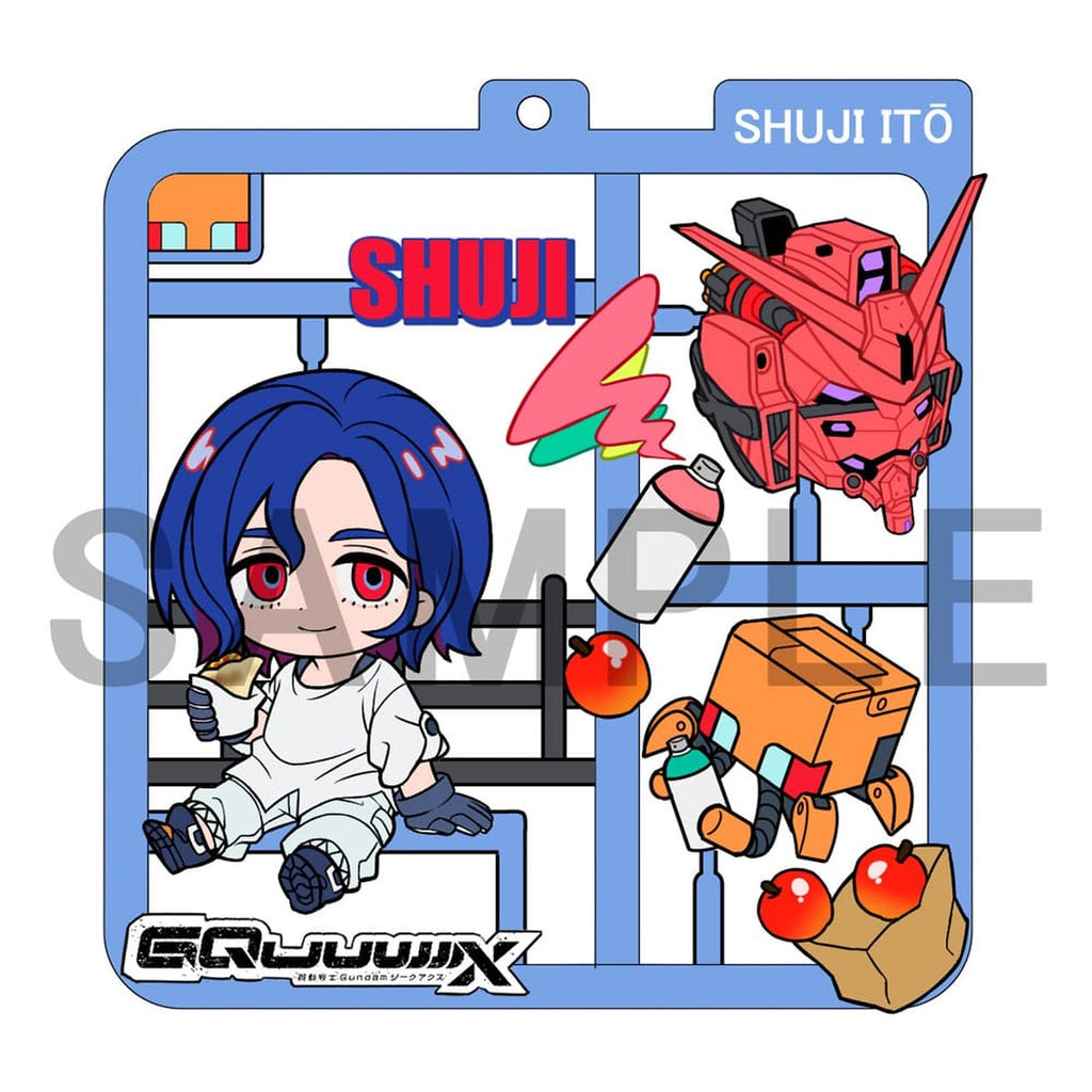 Produktbild Mobile Suit Gundam GQuuuuuuX Plat Collection hängsmyckesortiment (4)
