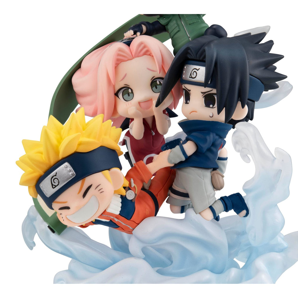 Produktbild Naruto Shippuden FigUnity PVC mini-statyett Gather here, Team 7 13 cm
