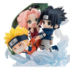 Produktbild Naruto Shippuden FigUnity PVC mini-statyett Gather here, Team 7 13 cm
