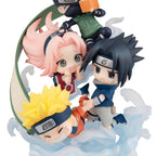 Produktbild Naruto Shippuden FigUnity PVC mini-statyett Gather here, Team 7 13 cm