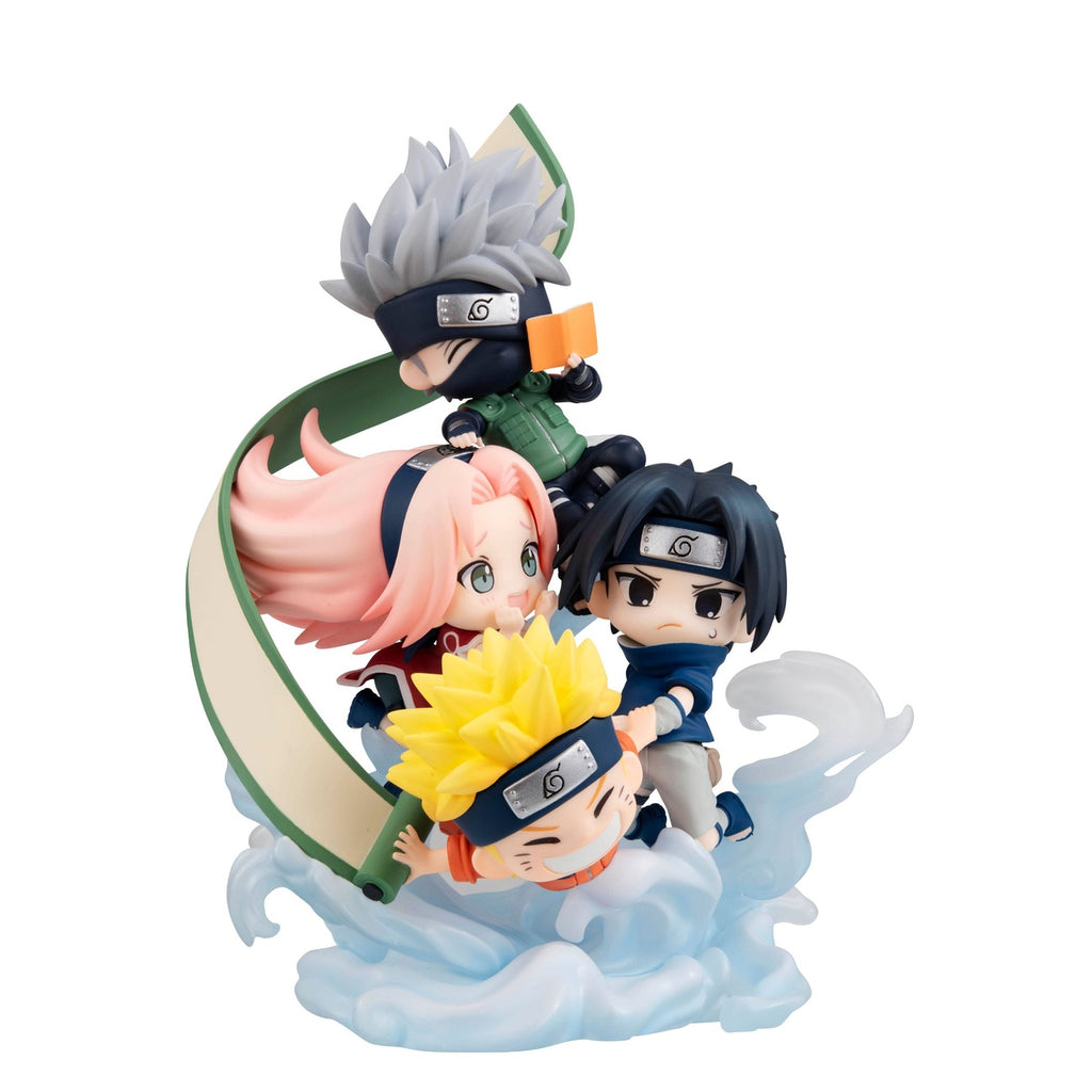 Produktbild Naruto Shippuden FigUnity PVC mini-statyett Gather here, Team 7 13 cm