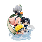Produktbild Naruto Shippuden FigUnity PVC mini-statyett Gather here, Team 7 13 cm
