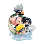 Produktbild Naruto Shippuden FigUnity PVC miniatyrstaty Samlas här, Team 7 13 cm (med gåva)