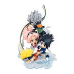 Produktbild Naruto Shippuden FigUnity PVC miniatyrstaty Samlas här, Team 7 13 cm (med gåva)