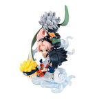 Produktbild Naruto Shippuden FigUnity PVC miniatyrstaty Samlas här, Team 7 13 cm (med gåva)