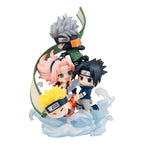 Produktbild Naruto Shippuden FigUnity PVC miniatyrstaty Samlas här, Team 7 13 cm (med gåva)