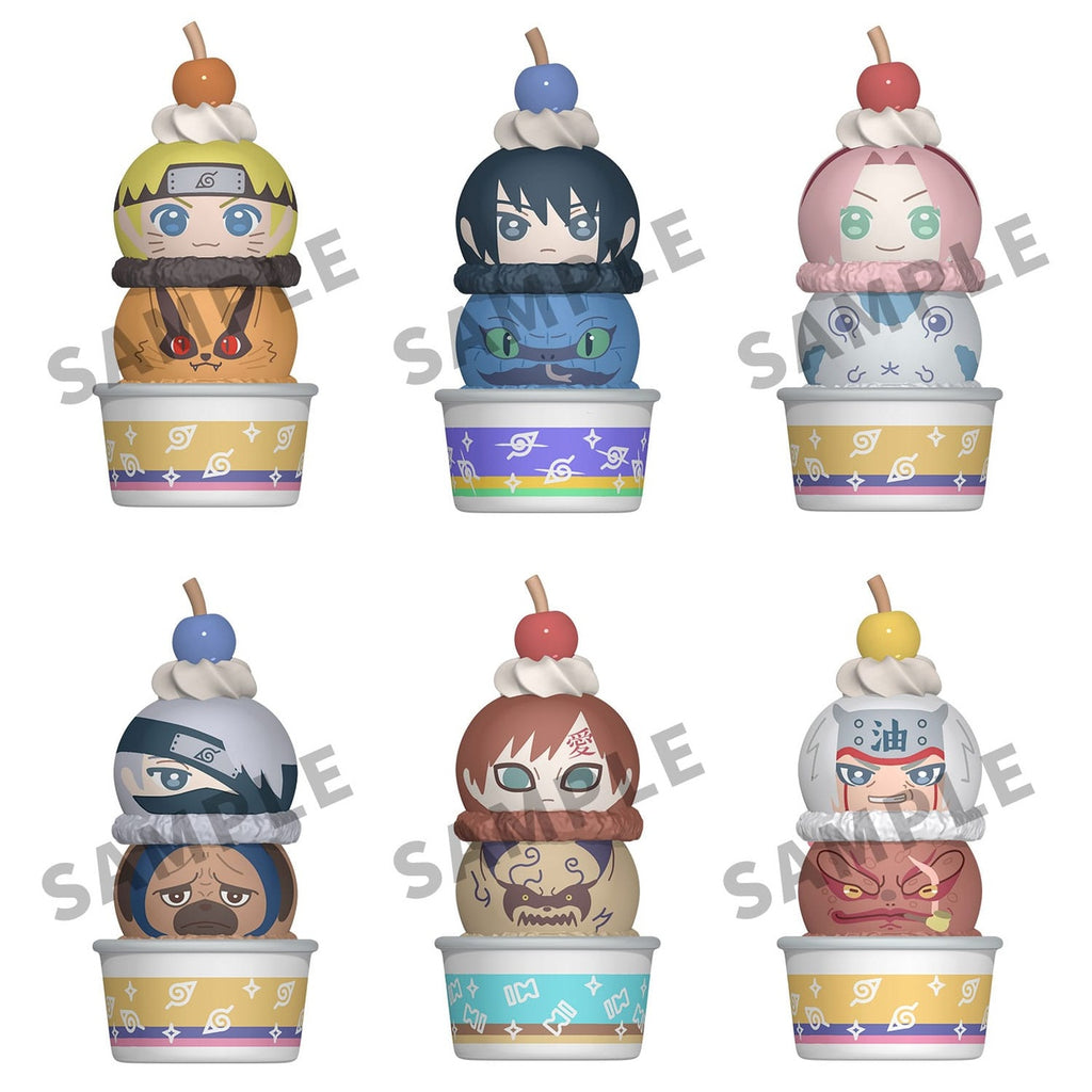 Produktbild Naruto Shippuden Tsumichen Stack up & Change samlarfigurer 6-pack 8 cm (med gåva)