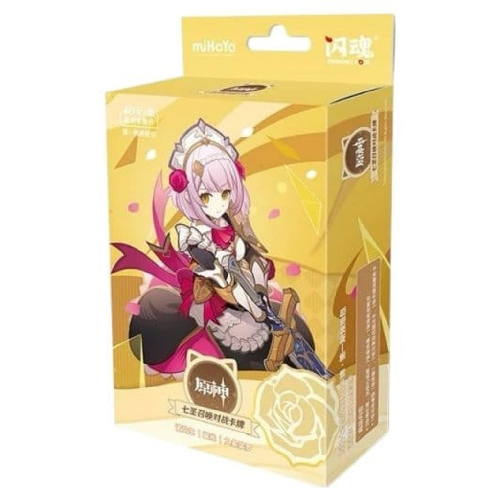 Produktbild Genshin Impact Samlarkortspel - Förbyggd startlek 06 - Noelle - Serie 1 *Kinesisk version*