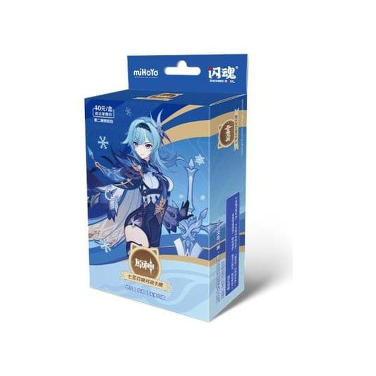 Produktbild Genshin Impact samlarkortspel - Förbyggd starterlek 07 - Eula - Serie 2 *Kinesisk version*