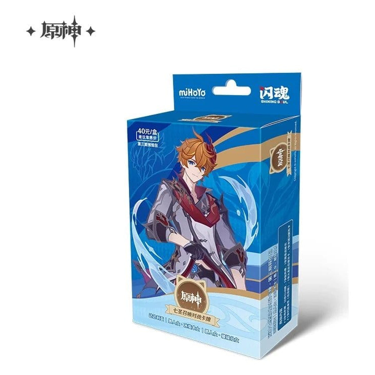 Produktbild Genshin Impact Samlarkortspel Serie 03 Förbyggd Starter Deck 02 Tartaglia *Kinesisk version*
