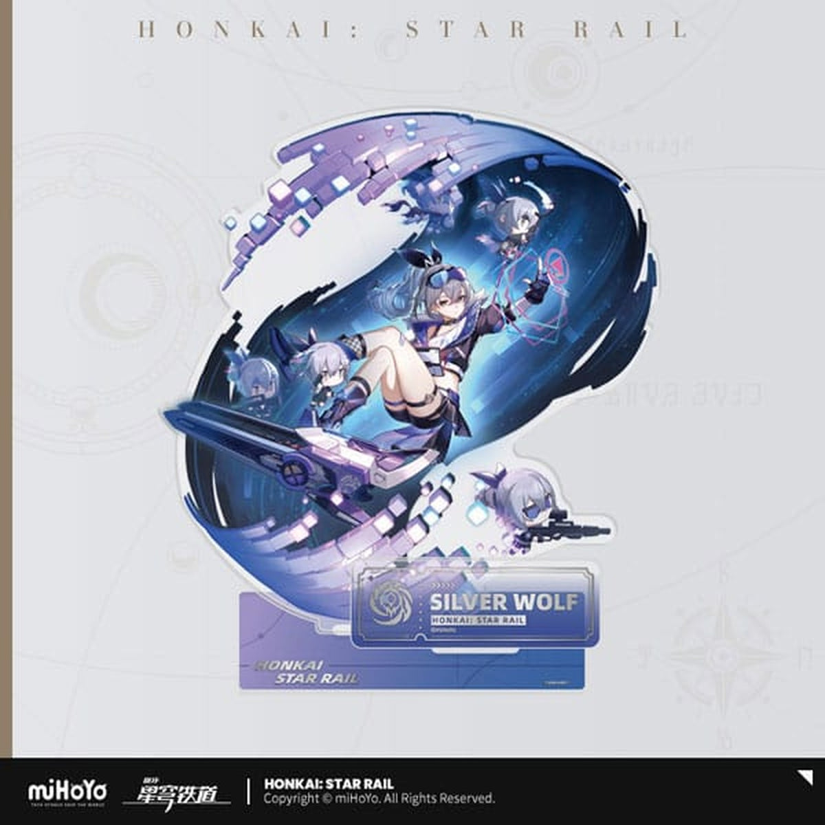 Produktbild Honkai: Star Rail akrylfigur Silver Wolf 17 cm